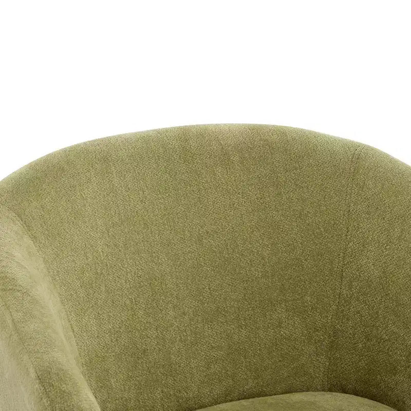 Poltrona moderna con schienale rotondo e gambe in legno, rivestimento in morbido tessuto, per soggiorno o ufficio