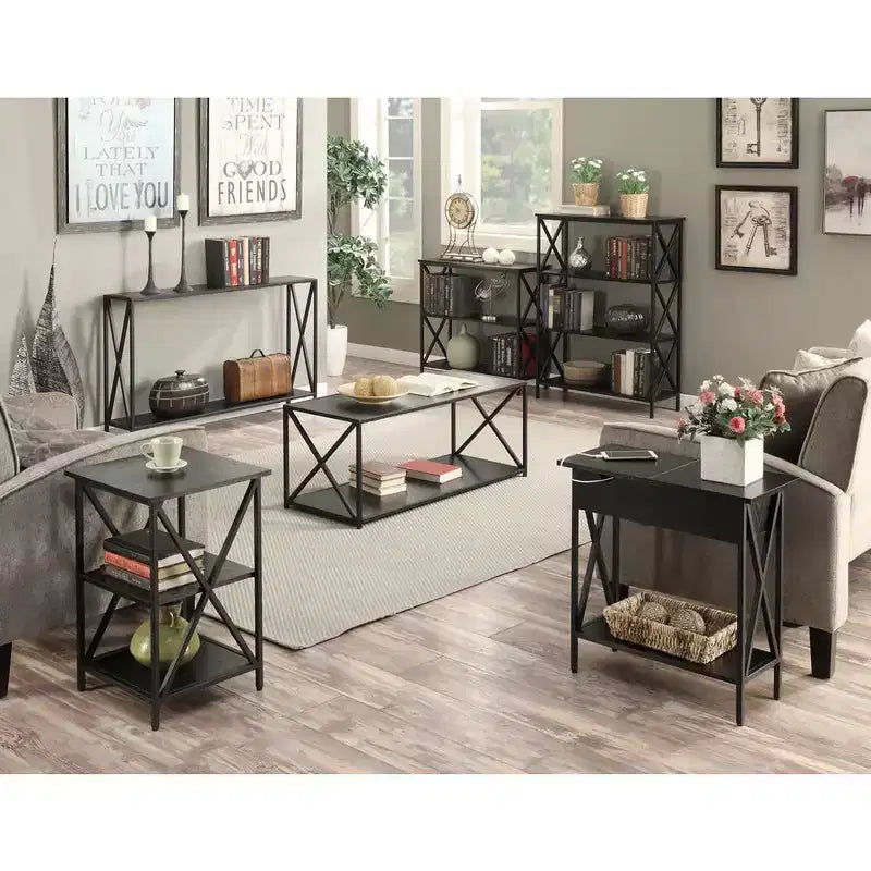 4 Tier Open Bookcase