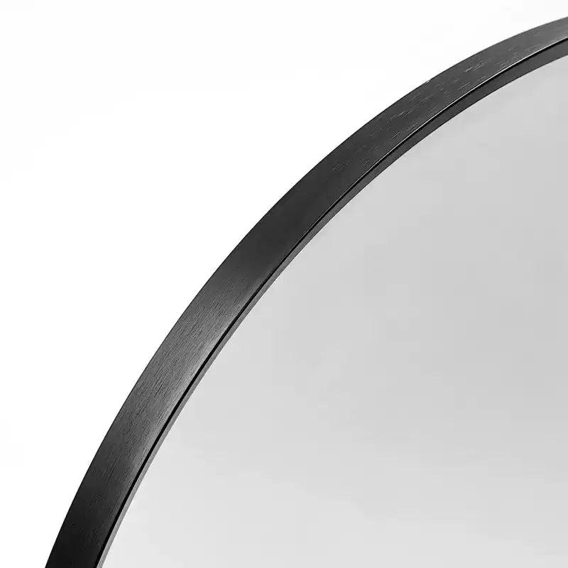 Modern Aluminium Arched Bathroom Wall Mirror