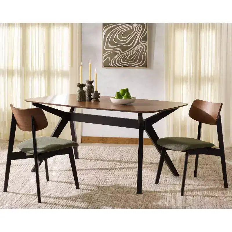 Sedia da pranzo in legno (set da 2)