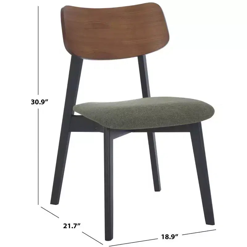 Sedia da pranzo in legno (set da 2)