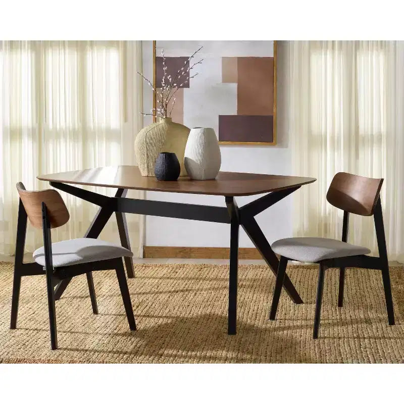 Sedia da pranzo in legno (set da 2)