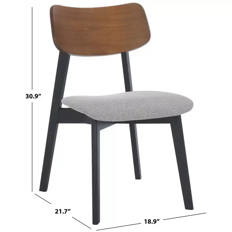 Sedia da pranzo in legno (set da 2)