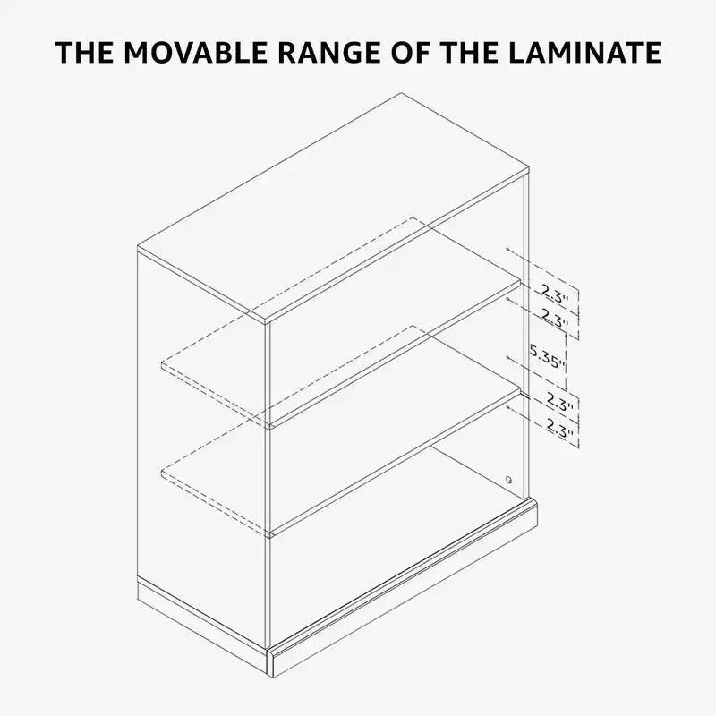 Mobile contenitore indipendente in legno bianco effetto venatura, a 4 ante con ante in legno massello, per soggiorno