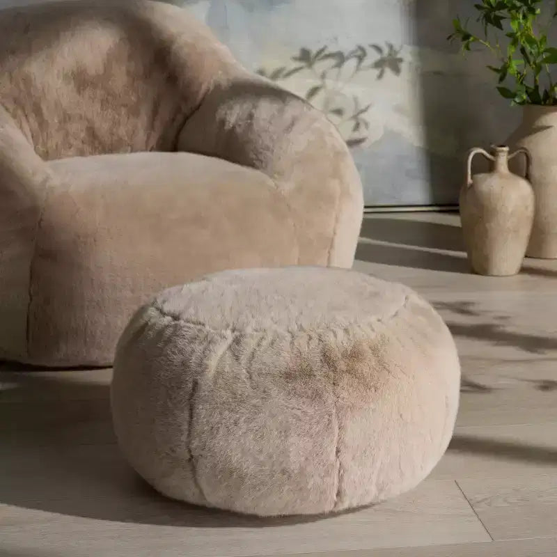 Round Seat Cushion With Polyester Padding