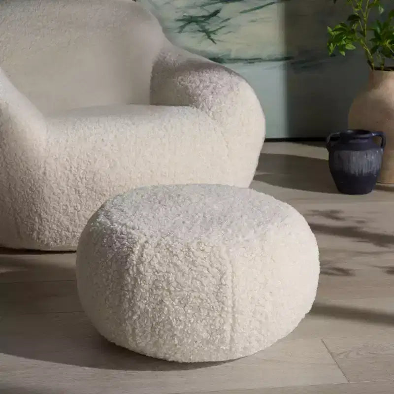Round Seat Cushion With Polyester Padding