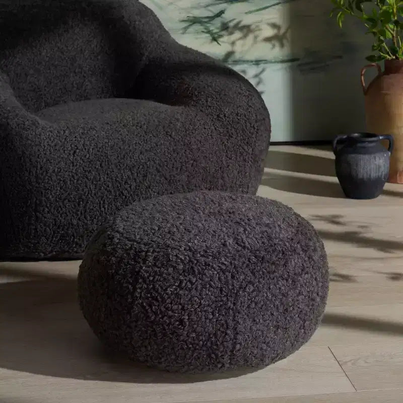 Round Seat Cushion With Polyester Padding
