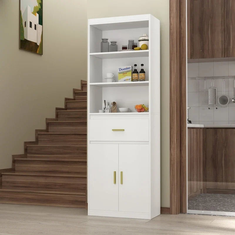 23.6 W X 70.8 H X 11.8 D Linen Cabinet BookCase Space Saving - 23.6W x 70.8H