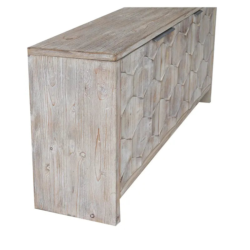 Mobile in legno a 3 ante in stile rustico da fattoria