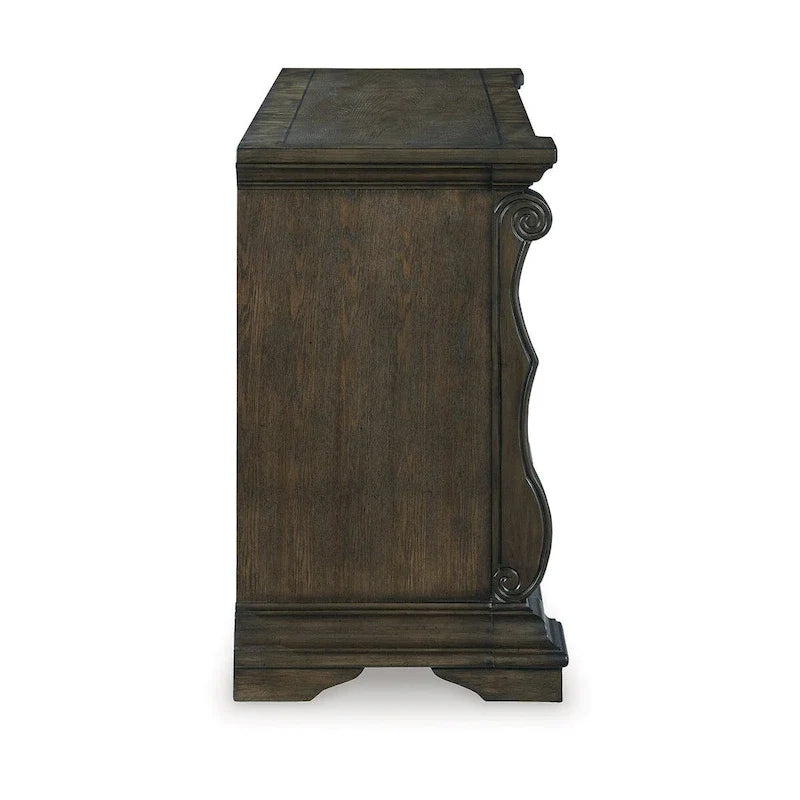 Dark Brown Sideboard - 71.63" W x 20.75" D x 34.38" H