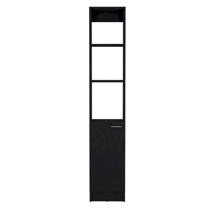 Bathroom Storage Cabinet with one Doors, Tall Bathroom Cabinet with 6 Shelves, for Bathroom, Living Room, Kitchen
