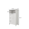 Bathroom Storage Cabinet with Drawers and Door